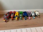 Paw Patrol pups x8 en voertuigen, Ophalen, Gebruikt