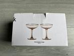 &k amsterdam Champagneglazen 0,2 L - 2 st. Nieuw, Ophalen of Verzenden, Nieuw, Glas, Glas of Glazen