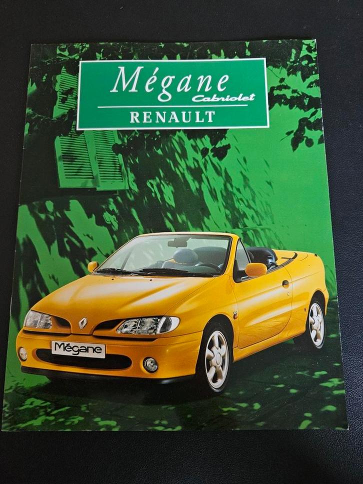 Brochure Renault Megane Cabriolet 1997, Boeken, Auto's | Folders en Tijdschriften, Zo goed als nieuw, Renault, Ophalen of Verzenden