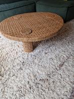 Hkliving rotan salontafel, Ophalen, 50 tot 100 cm, Rond, 50 tot 100 cm