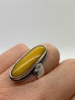 Z813 Prachtige zilveren Fischland ring maat 17,75, Sieraden, Tassen en Uiterlijk, Ophalen of Verzenden, Zilver, Ring, Met edelsteen