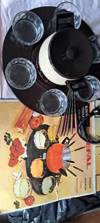 Vintage tefal fondueset. Is compleet., Ophalen, Gebruikt, Brander, Fondueset