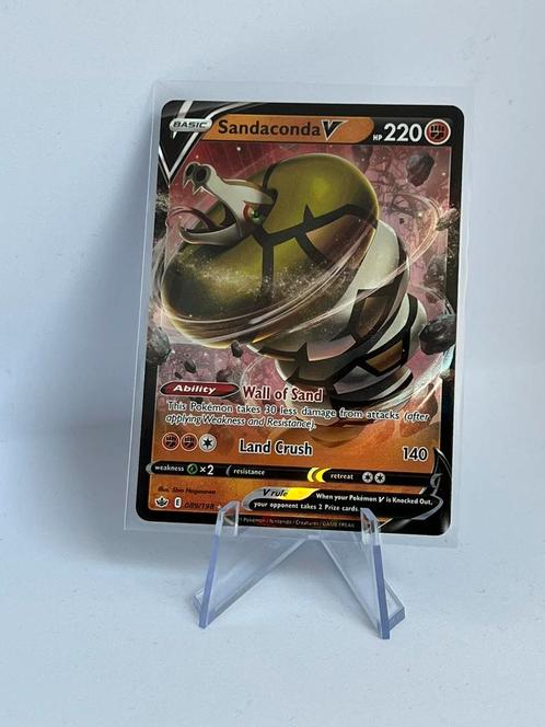 Pokémon - Sandaconda V, Hobby en Vrije tijd, Verzamelkaartspellen | Pokémon, Zo goed als nieuw, Losse kaart, Verzenden