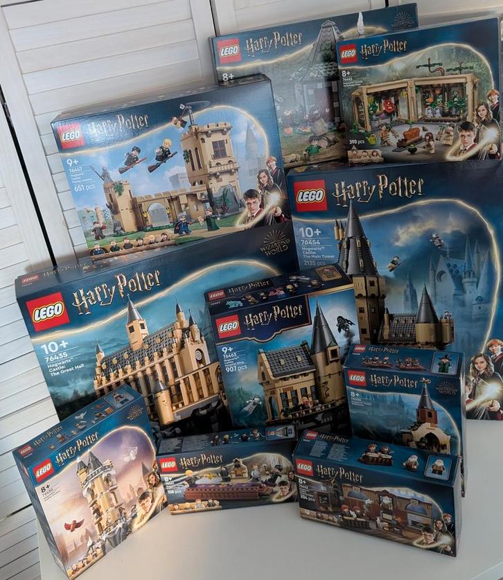10 sets LEGO Harry Potter Hogwarts Castle serie (5 nieuw), Kinderen en Baby's, Speelgoed | Duplo en Lego, Nieuw, Lego, Complete set