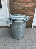 Metalen prullenbakken, Huis en Inrichting, Woonaccessoires | Prullenbakken, Ophalen, 50 tot 75 cm, 40 liter of meer, Zo goed als nieuw
