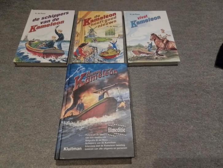 4 Kameleon boeken H. de Roos