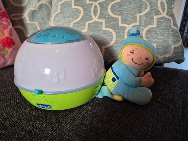 Chicco Baby Projector met Muziek en Knuffel, Kinderen en Baby's, Speelgoed | Babyspeelgoed, Zo goed als nieuw, Mobiel, Met licht