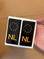 Kenteken sticker zwart, Ophalen of Verzenden