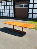 Zeer grote Deense teakhouten eettafel massief hout, Huis en Inrichting, Tafels | Eettafels, Ophalen, 100 tot 150 cm, Teakhout