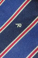 Nationale Nederlanden stropdas mooi blauw-rood gestreept, Ophalen of Verzenden, Nieuw, Gebruiksvoorwerp