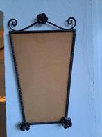 Metalen lijst roosjes., Huis en Inrichting, Woonaccessoires | Spiegels, Minder dan 50 cm, Gebruikt, Ophalen of Verzenden, N.v.t