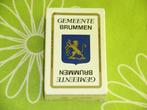 Speelkaarten/kwartet gemeente Brummen - Eerbeekse boys 1987, Verzamelen, Speelkaarten, Jokers en Kwartetten, Ophalen of Verzenden