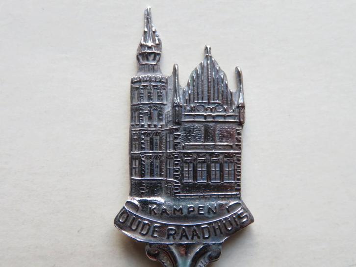 Lepeltje Oude Raadhuis Kampen, Antiek en Kunst, Antiek | Bestek, Verzenden