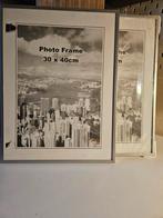 Twee wissellijsten 30x40 met glasplaat, Ophalen of Verzenden