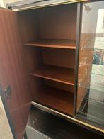 Mooie vitrine kast 170x200cm voor een leuk bod mag die mee, Ophalen of Verzenden, Gebruikt, 25 tot 50 cm