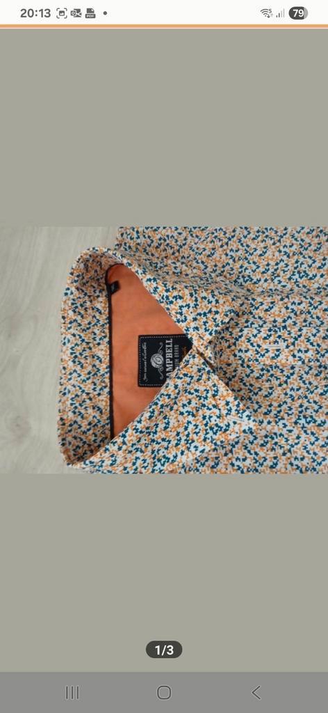 Campbell overhemd, maat 3XL, Kleding | Heren, Overhemden, Zo goed als nieuw, Ophalen of Verzenden
