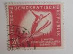 DDR, Postzegel Skispringen 1951., Ophalen, DDR, Gestempeld