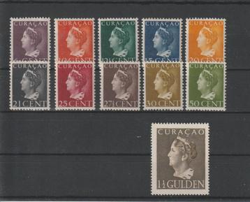 Curaçao 1947. NVPH 168 t/m 178, Ongebruikt. beschikbaar voor biedingen