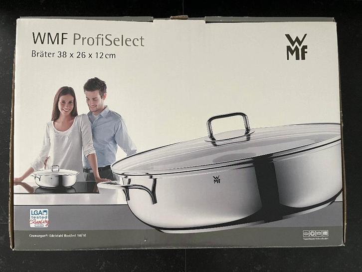 WMF Braadpan ProfiSelect NIEUW, Huis en Inrichting, Keuken | Potten en Pannen, Nieuw, Koekenpan of Braadpan, Rvs, Ophalen of Verzenden