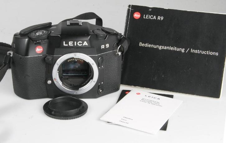 Leica R9 body -zwart -, Audio, Tv en Foto, Fotocamera's Analoog, Zo goed als nieuw, Spiegelreflex, Leica, Ophalen of Verzenden