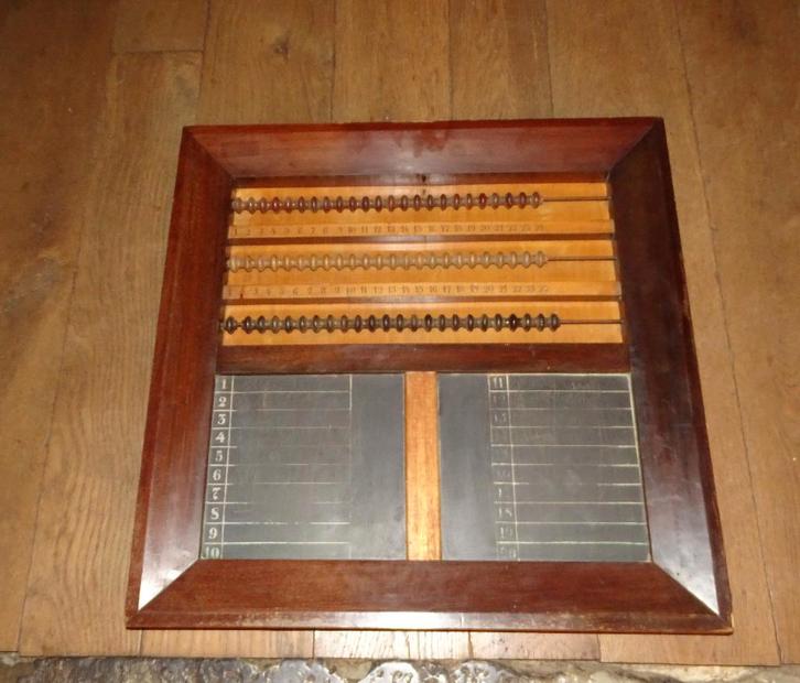 antiek telraam met leistenen bord schoolbord krijtbord, Antiek en Kunst, Curiosa en Brocante, Ophalen