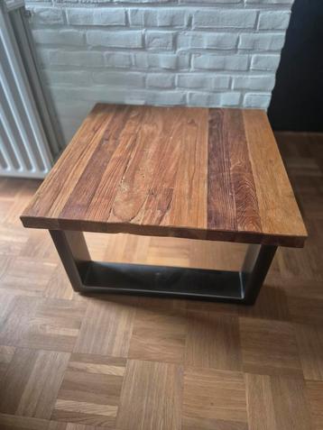 Teak houten bijzettafel Romano - 65x65 cm beschikbaar voor biedingen