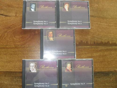 CD'S LUDWIG von BEETHOVEN-9 SYMFONIEËN., Cd's en Dvd's, Cd's | Klassiek, Zo goed als nieuw, Orkest of Ballet, Romantiek, Ophalen of Verzenden