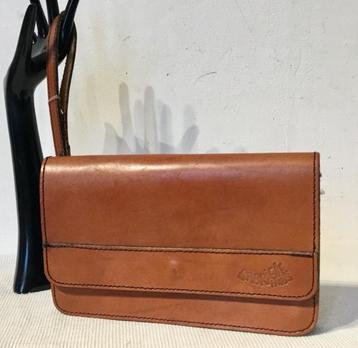 leuke vintage lederen handtas, Gabrielle Paris beschikbaar voor biedingen