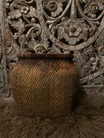 Oud Chineese vissers mand Aziatisch oosters sober sleets, Antiek en Kunst, Ophalen of Verzenden
