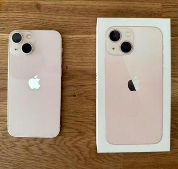 Apple iphone 13 mini Pink roze 128GB 2 hoesjes & screensaver beschikbaar voor biedingen