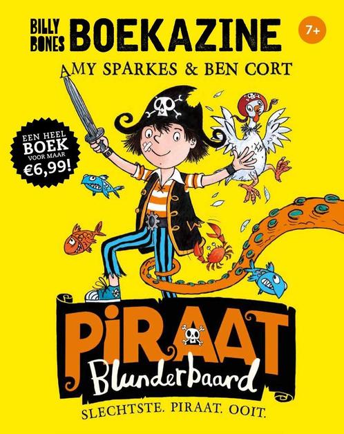 Billy Bones Boekazine-Piraat Blunderbaard - Slechtste Piraat, Boeken, Kinderboeken | Jeugd | onder 10 jaar, Ophalen of Verzenden