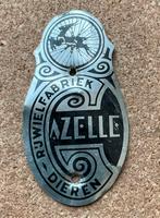 Fiets Balhoofdplaatje - GAZELLE Rijwielfabriek Dieren., Verzamelen, Merken en Reclamevoorwerpen, Ophalen of Verzenden, Gebruikt