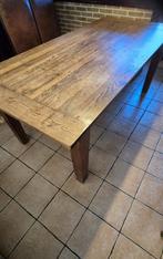 Eiken Eettafel 210x100cm, Huis en Inrichting, Tafels | Eettafels, Ophalen, Gebruikt, Klassiek, Eikenhout