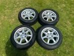 Winterbanden 15 inch met lichtmetale velgen, Auto-onderdelen, Banden en Velgen, Ophalen, 15 inch, Banden en Velgen, Winterbanden