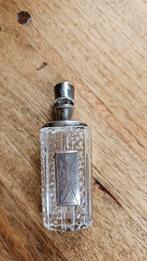 Antiek Parfumflesje met Zilveren Dop, Ophalen of Verzenden