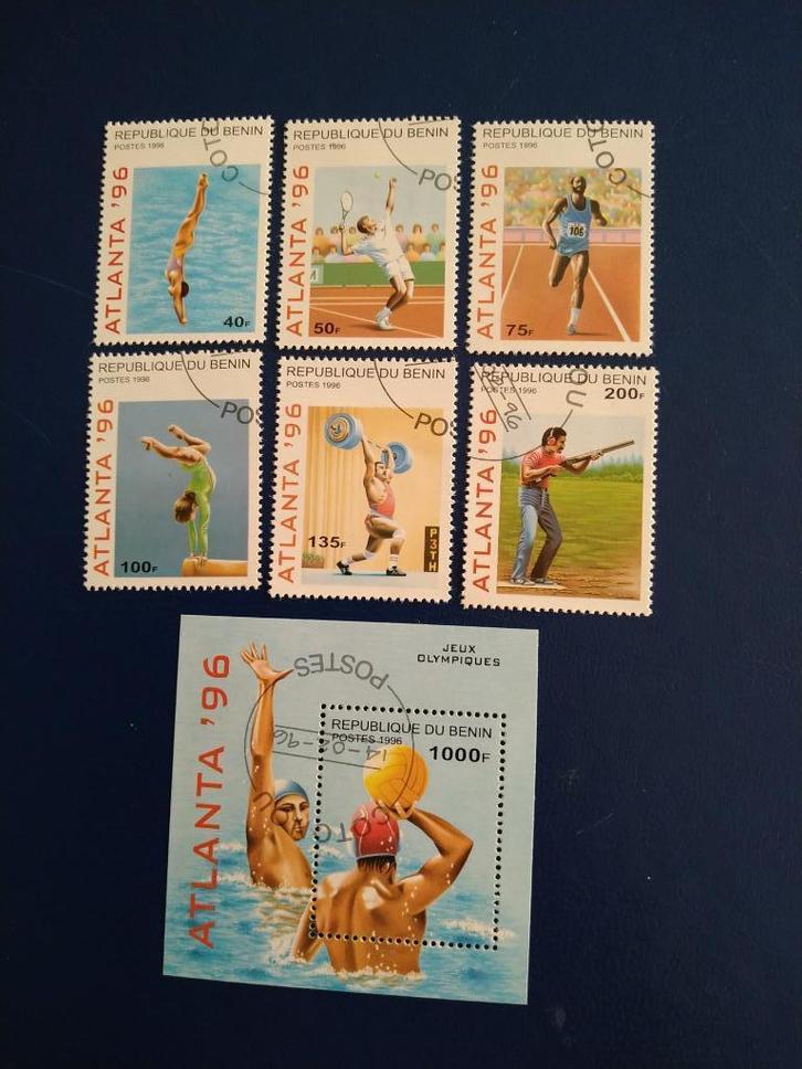 Benin, Postzegels en Munten, Postzegels | Thematische zegels, Gestempeld, Sport, Verzenden