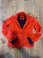 Rood jasje stretch 134-140, Kinderen en Baby's, Ophalen of Verzenden, Zo goed als nieuw, Meisje, Jas
