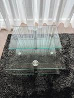 Salontafel glas, Huis en Inrichting, Tafels | Salontafels, Ophalen, 100 tot 150 cm, 50 tot 100 cm, Minder dan 50 cm