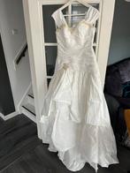 Trouwjurk feestjurk wit ivoor, Ophalen of Verzenden, Nieuw, Wit, Trouwjurk