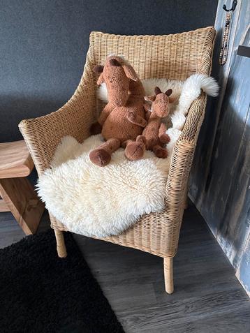 Mooie rieten stoel - Sfeervol en comfortabel! beschikbaar voor biedingen