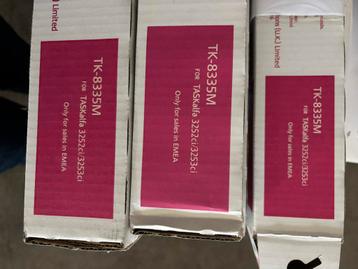 Kyocera TK-8335 Toners  magenta, geel, blauw beschikbaar voor biedingen