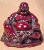 Rood Lachende Boeddha Beeldje Hars, Ophalen of Verzenden