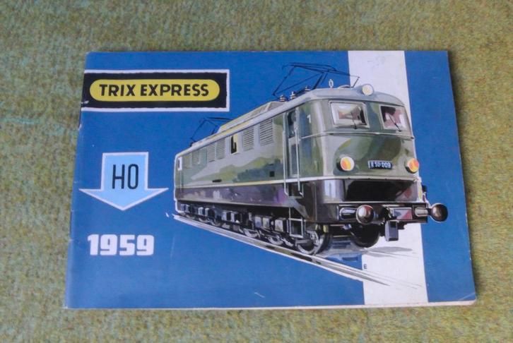 Trix Express 1959, Hobby en Vrije tijd, Modeltreinen | H0, Zo goed als nieuw, Boek, Tijdschrift of Catalogus, Gelijkstroom of Wisselstroom