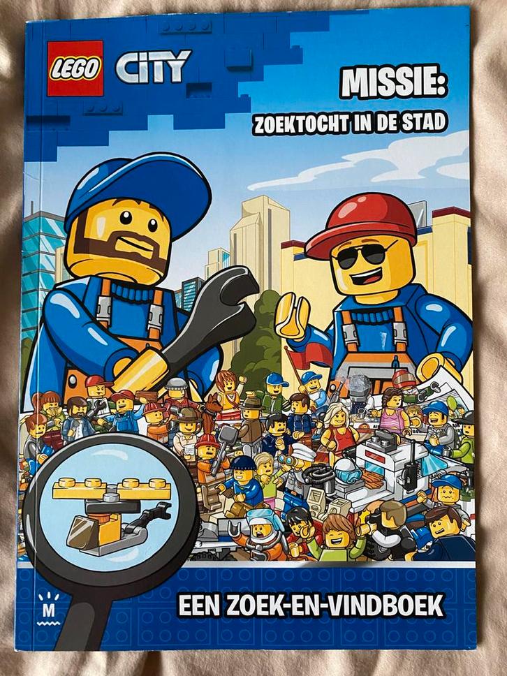 Lego City Zoekboekje - Zoektocht in de Stad, Boeken, Kinderboeken | Baby's en Peuters, Nieuw, 3 tot 4 jaar, Uitklap-, Voel- of Ontdekboek