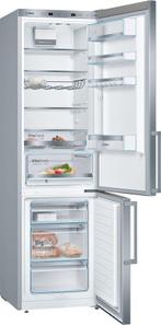 Bosch koelkast KGE398IBP - Serie 6 van € 859 NU € 759, Nieuw, 60 cm of meer, Met aparte vriezer, 200 liter of meer