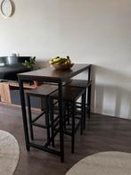 Bar table with 4 chairs, Huis en Inrichting, Ophalen, Zo goed als nieuw
