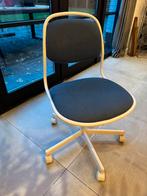 Leuke Ikea Orfjall bureaustoel wit/donkerblauw, Huis en Inrichting, Bureaustoelen, Ophalen, Zo goed als nieuw, Wit, Bureaustoel