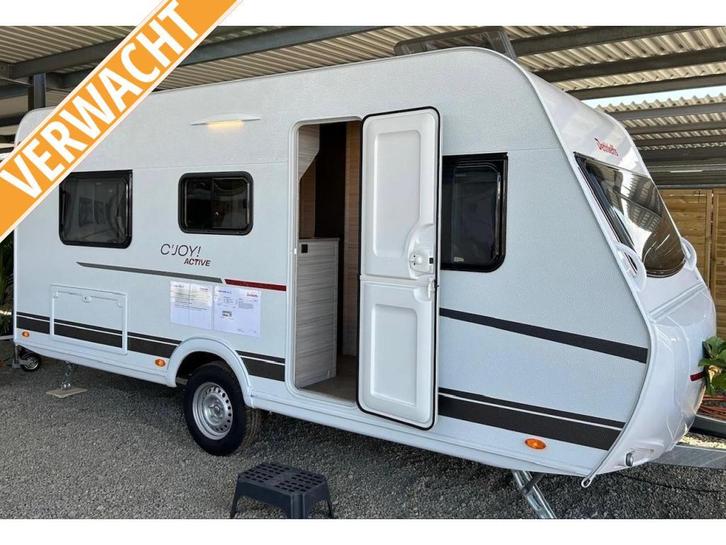 Dethleffs C'Joy 420 QSH Active, Caravans en Kamperen, Caravans, Bedrijf, tot en met 3, 750 - 1000 kg, Overige, Dethleffs, Dwarsbed