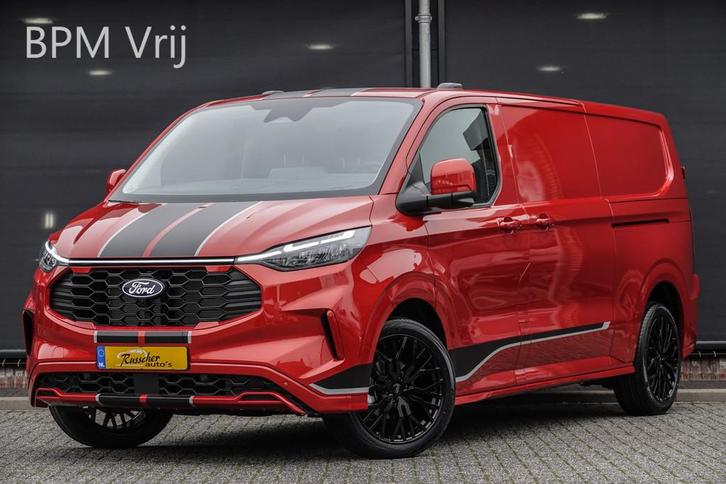 Ford Transit Custom L2H1 170Pk Aut. | Sport | B&O Sound | 36, Auto's, Bestelauto's, Bedrijf, Te koop, 360° camera, ABS, Achteruitrijcamera