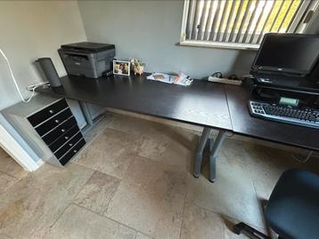 Ikea Galant bureau zwart